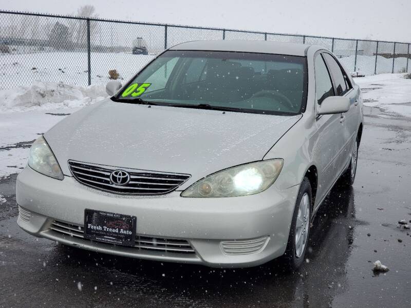2005 Toyota Camry for sale at FRESH TREAD AUTO LLC in Spanish Fork UT