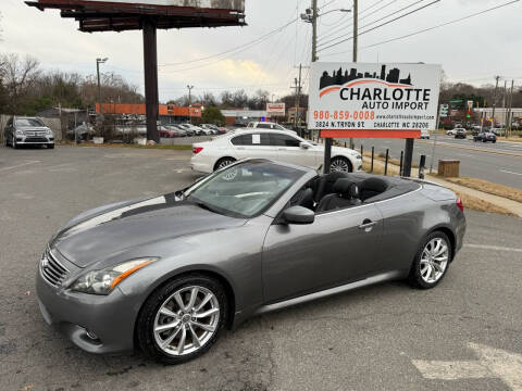 2012 Infiniti G37 Convertible for sale at Charlotte Auto Import in Charlotte NC