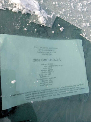 2007 GMC Acadia SLT-1