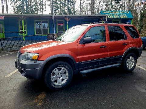 2006 Ford Escape for sale at HIGHLAND AUTO in Renton WA