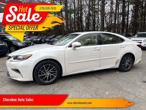 2016 Lexus ES 350 for sale at Cherokee Auto Sales in Acworth GA