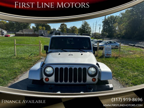 2012 Jeep Wrangler for sale at First Line Motors in Jamestown IN