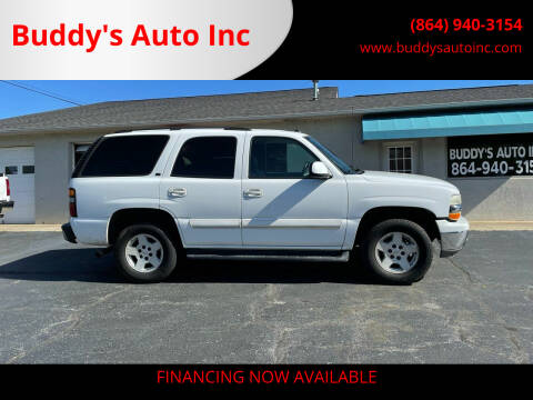 2004 Chevrolet Tahoe for sale at Buddy's Auto Inc in Pendleton, SC