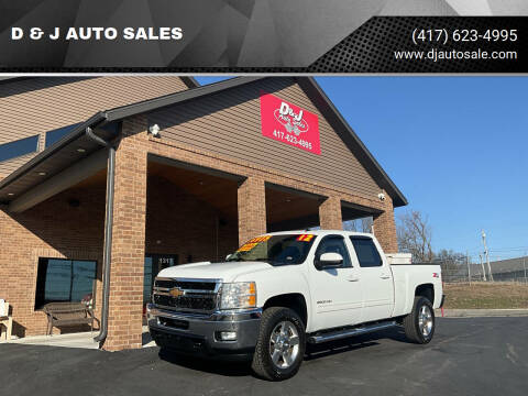 2012 Chevrolet Silverado 2500HD for sale at D & J AUTO SALES in Joplin MO