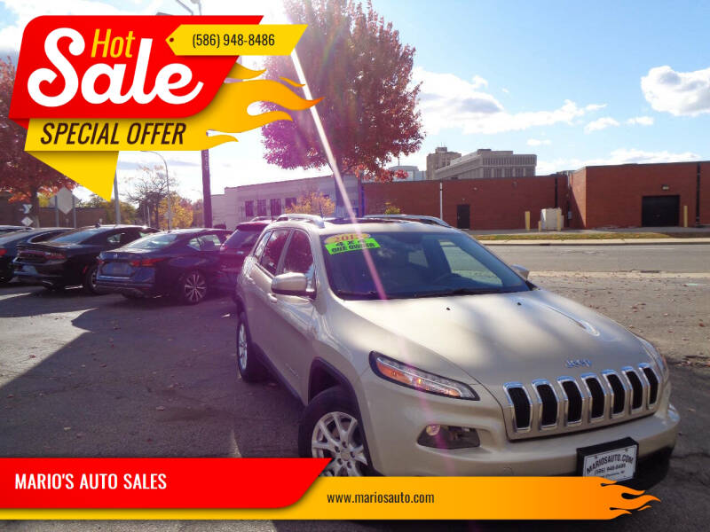 2015 Jeep Cherokee for sale at MARIO'S AUTO SALES in Mount Clemens MI