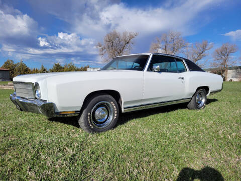 1970 Chevrolet Monte Carlo for sale at A & B Auto Sales in Ekalaka MT