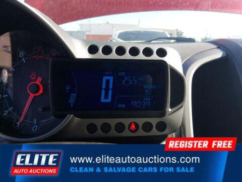 2013 Chevrolet Sonic LTZ Manual