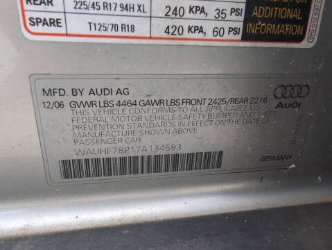 2007 Audi A3 2.0T