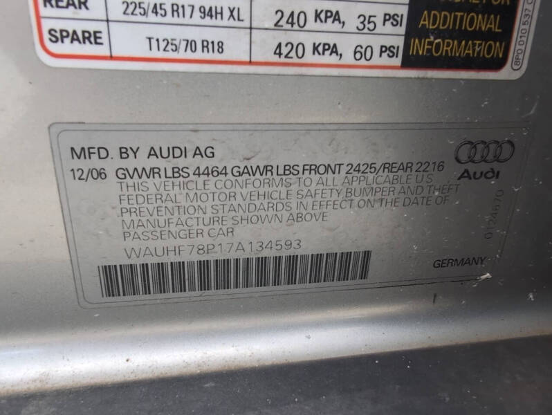 2007 Audi A3 2.0T