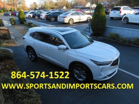 2022 Acura MDX for sale at Sports & Imports INC in Spartanburg SC