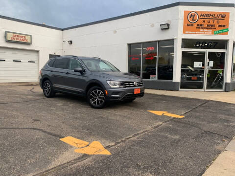 2021 Volkswagen Tiguan for sale at HIGHLINE AUTO LLC in Kenosha WI