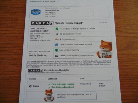 2017 Chevrolet Silverado 1500