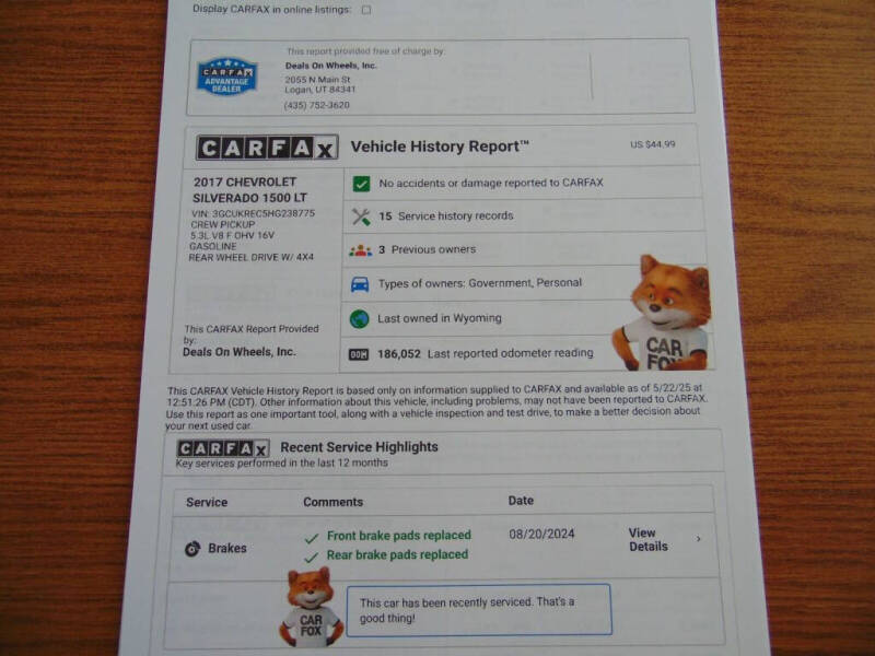 2017 Chevrolet Silverado 1500