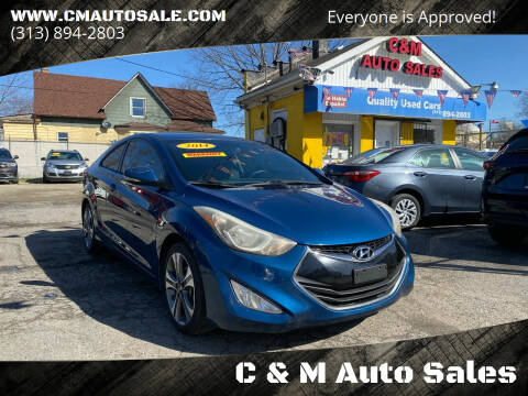 2014 Hyundai Elantra Coupe for sale at C & M Auto Sales in Detroit MI