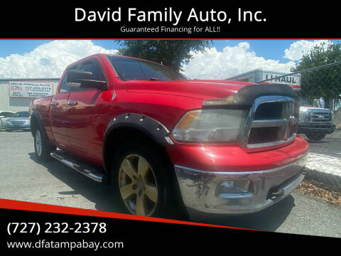 2010 Dodge Ram 1500 for sale at David Family Auto, Inc. in New Port Richey FL