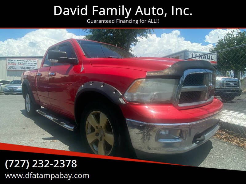 2010 Dodge Ram 1500 for sale at David Family Auto, Inc. in New Port Richey FL