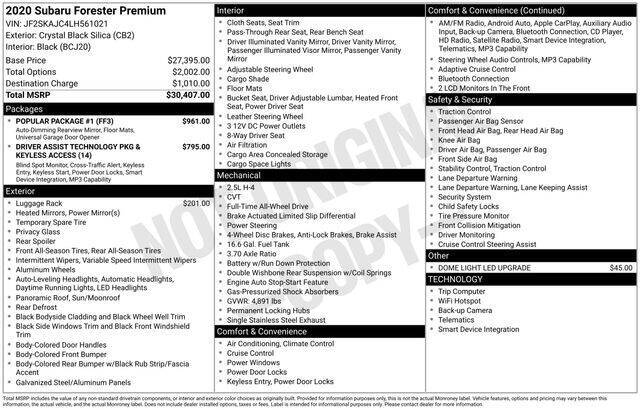 2020 Subaru Forester Premium