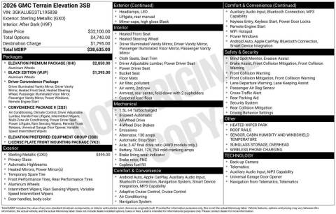 2026 GMC Terrain Elevation