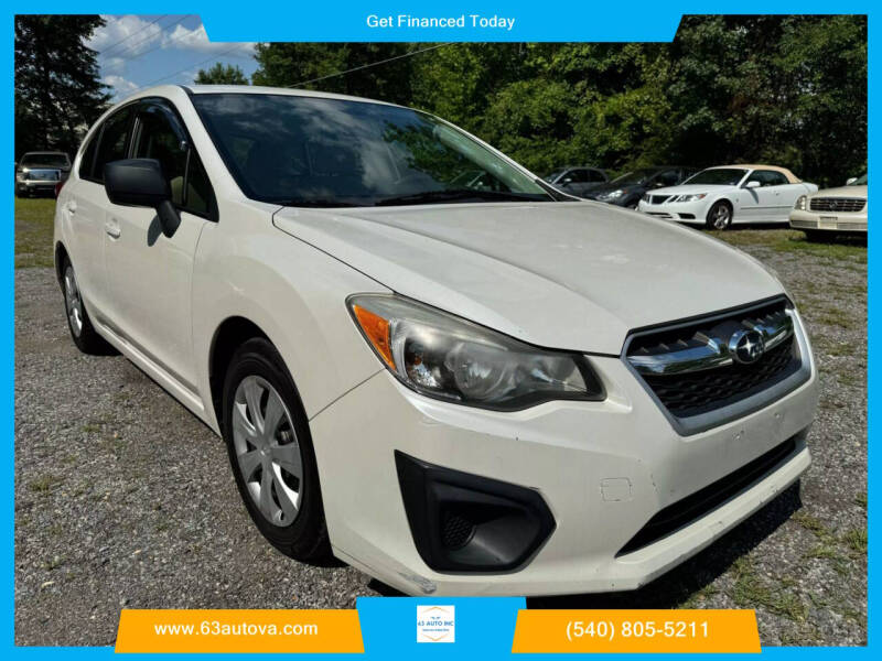 2013 Subaru Impreza 2.0i
