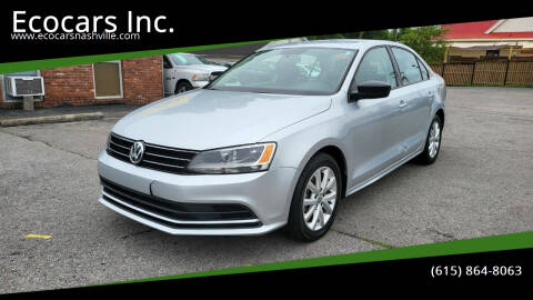 2015 Volkswagen Jetta for sale at Ecocars Inc. in Nashville TN