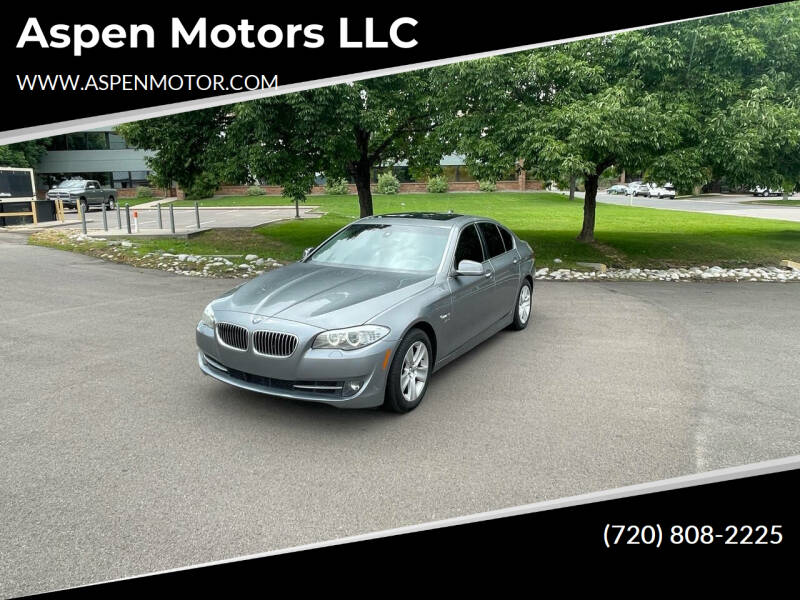 2012 BMW 5 Series for sale at Aspen Motors LLC in Denver CO