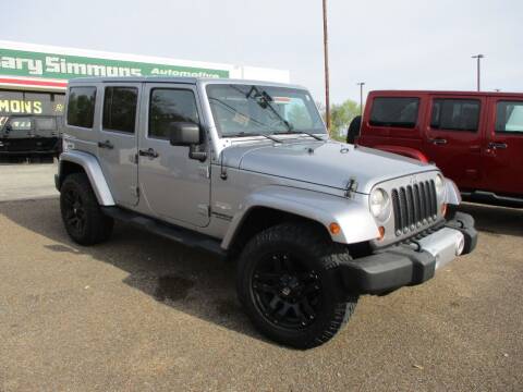 2013 Jeep Wrangler Unlimited for sale at Gary Simmons Lease - Sales in Mckenzie TN