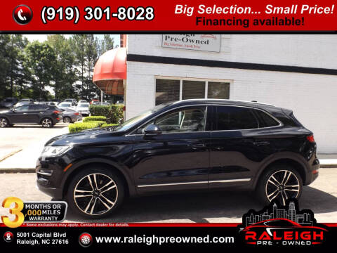 2018 Lincoln MKC for sale at Raleigh Pre-Owned in Raleigh NC