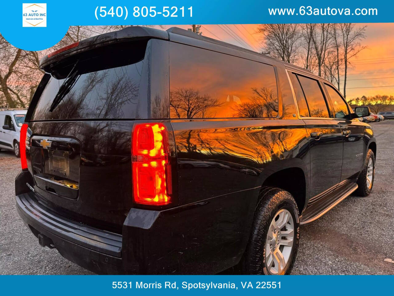 2015 Chevrolet Suburban for sale at 63 Auto Inc in Spotsylvania, VA