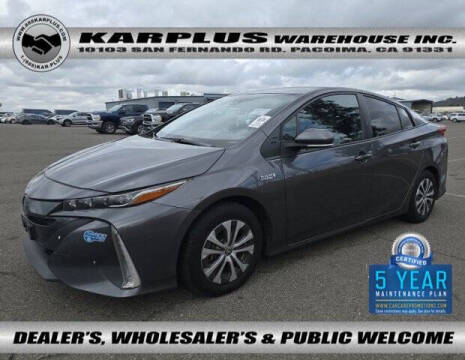 2021 Toyota Prius Prime for sale at Karplus Warehouse in Pacoima CA