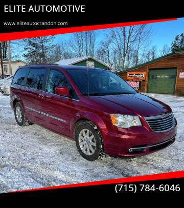 2012 Chrysler Town and Country for sale at ELITE AUTOMOTIVE in Crandon WI