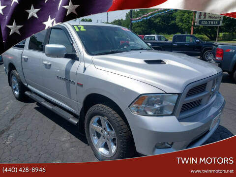 2012 RAM Ram Pickup 1500 for sale at TWIN MOTORS in Madison OH