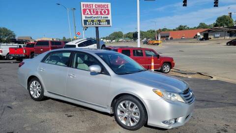2011 Toyota Avalon for sale at FIRST CHOICE AUTO Inc in Middletown OH