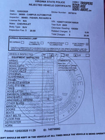 2003 Chevrolet Blazer LS