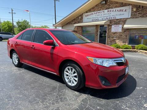 2012 Toyota Camry for sale at Browning's Reliable Cars & Trucks in Wichita Falls TX