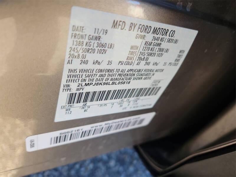 2020 Lincoln Nautilus Reserve