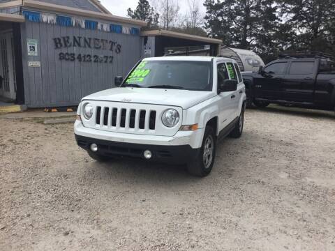 2015 Jeep Patriot for sale at Bennett Etc. in Richburg SC