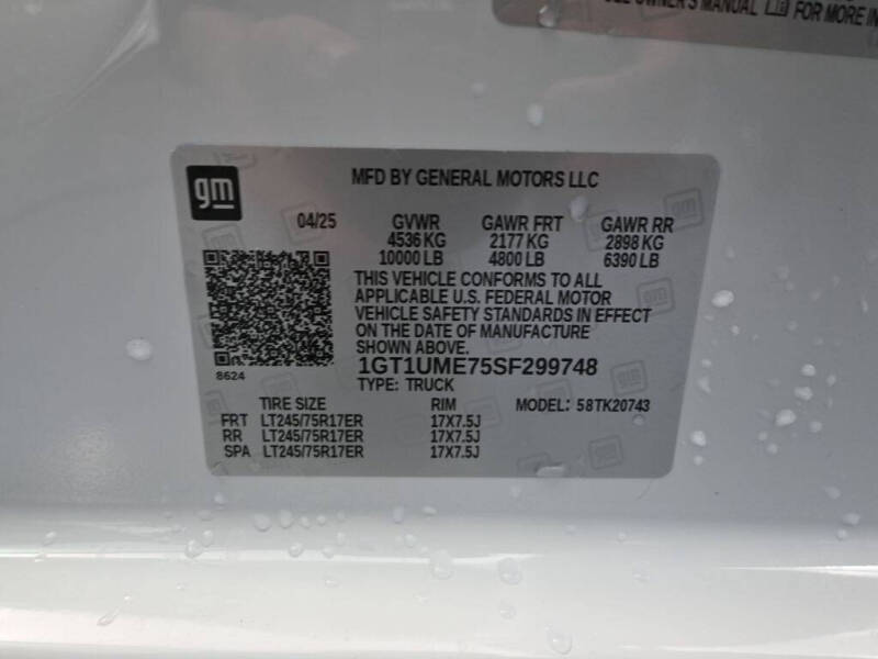 2025 GMC Sierra 2500HD