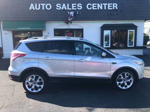 2015 Ford Escape for sale at Auto Sales Center Inc in Holyoke MA