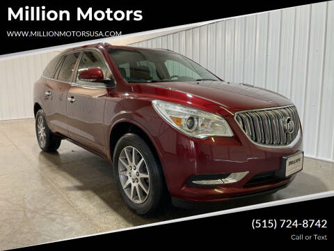 2017 Buick Enclave for sale at Million Motors in Adel IA