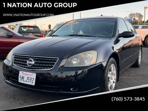 2005 Nissan Altima for sale at 1 NATION AUTO GROUP in Vista CA