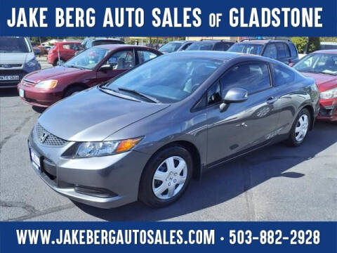 2012 Honda Civic for sale at Jake Berg Auto Sales in Gladstone OR
