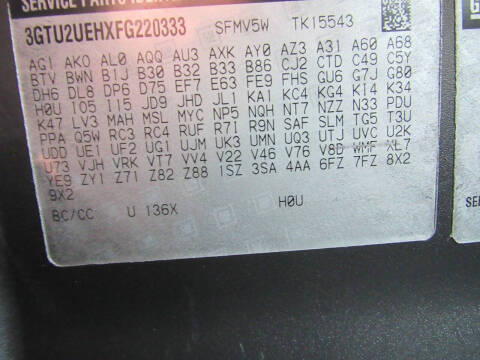 2015 GMC Sierra 1500 SLE