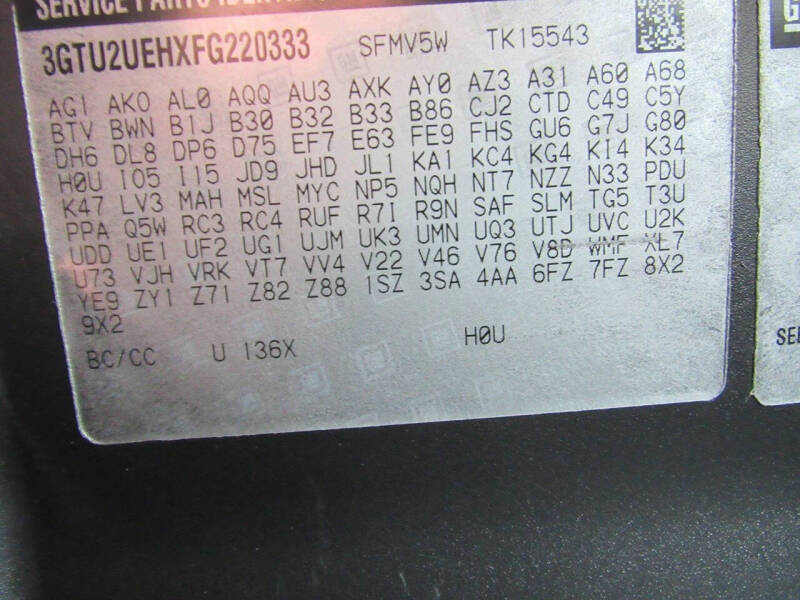 2015 GMC Sierra 1500 SLE