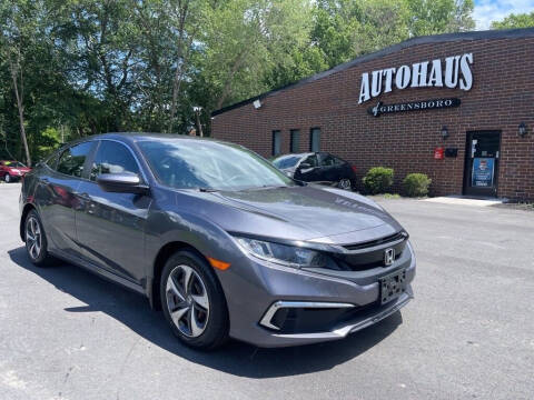 2020 Honda Civic for sale at Autohaus of Greensboro in Greensboro NC
