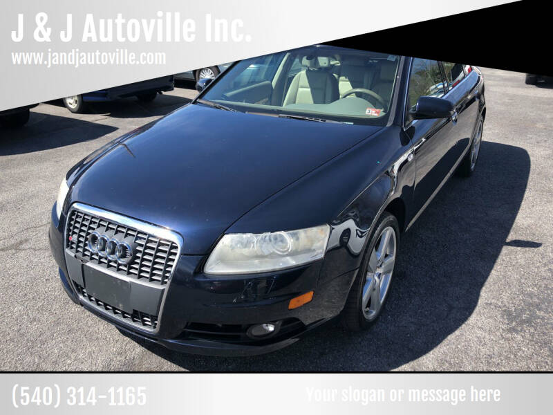 2008 Audi A6 for sale at J & J Autoville Inc. in Roanoke VA