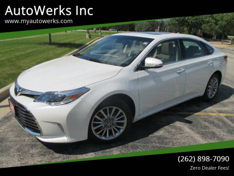 2018 Toyota Avalon for sale at AutoWerks Inc in Sturtevant WI