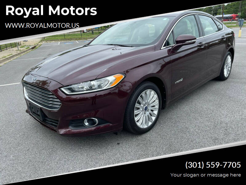 2013 Ford Fusion Hybrid SE