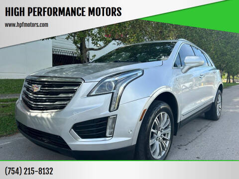 2017 Cadillac XT5 for sale at HIGH PERFORMANCE MOTORS in Hollywood FL