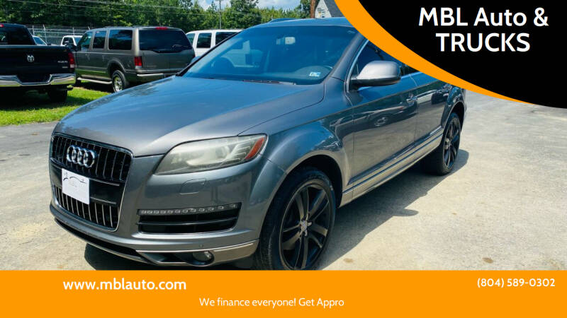2010 Audi Q7 for sale at MBL Auto & TRUCKS in Woodford VA