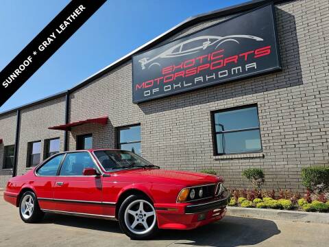 1989 BMW 6 Series for sale at Exotic Motorsports of Oklahoma in Edmond OK